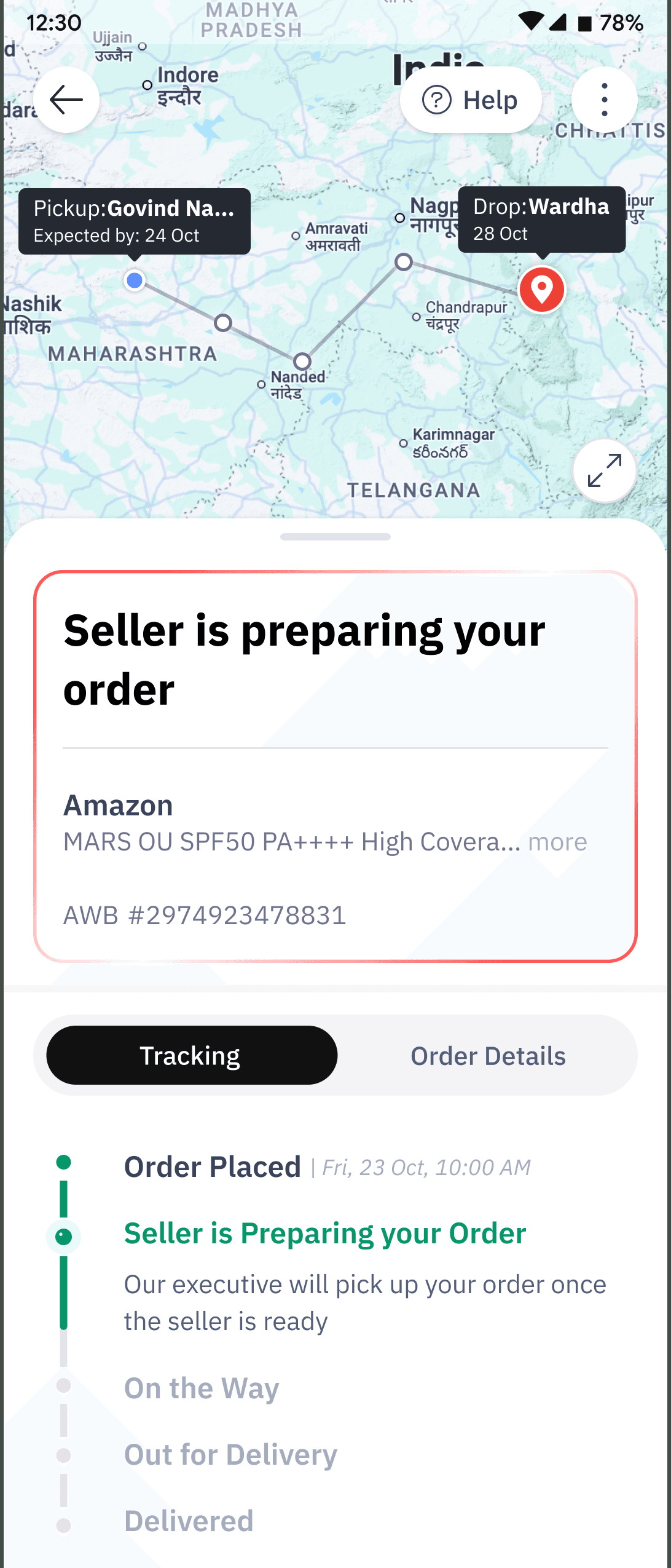 B2C — Seller is preparing
