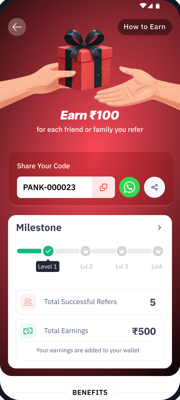 Final: Hero, share, progress